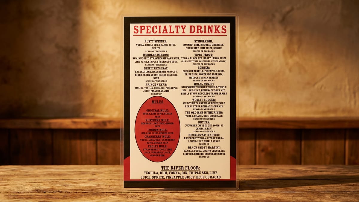 Specialty cocktails